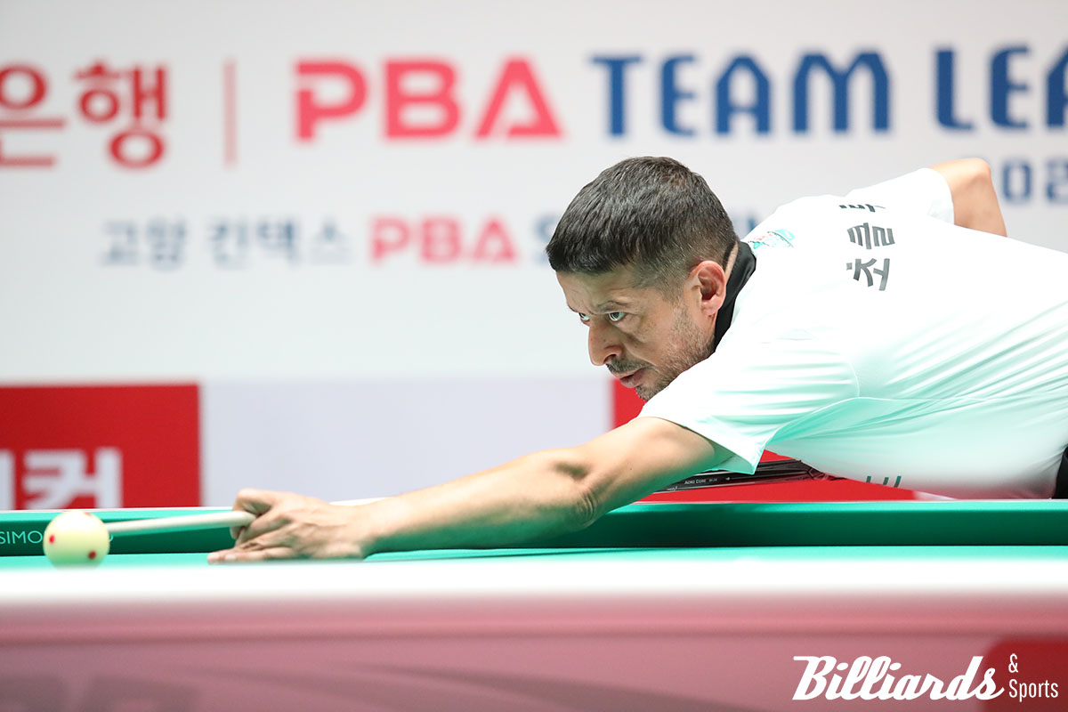 4일 동안 2번의 퍼펙트큐를 기록한 하나카드의 무라트 나지 초클루.