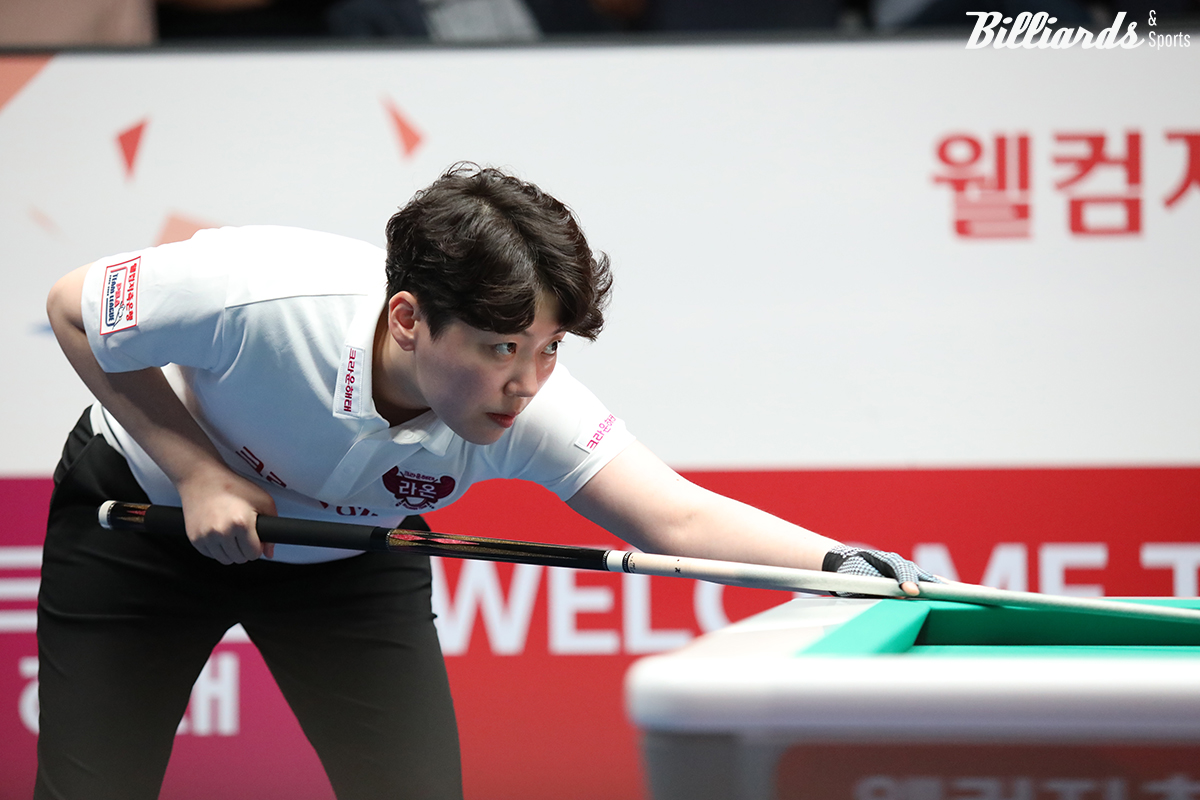 크라운해태가 1라운드 6일 차 경기에서 하림을 4-2로 꺾고 선두 경쟁에 합류했다.  사진=고양/이용휘 기자