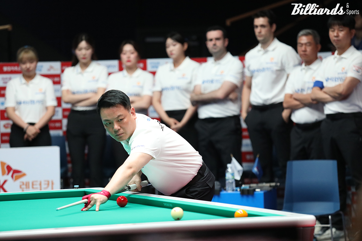 NH농협카드가 1라운드 7일 차 경기에서 우리금융캐피탈을 꺾고 4연패를 탈출했다. 이날 경기에서 조재호는 3세트 남자단식을 승리해 2-1로 전세를 뒤집었다.  사진=고양/이용휘 기자