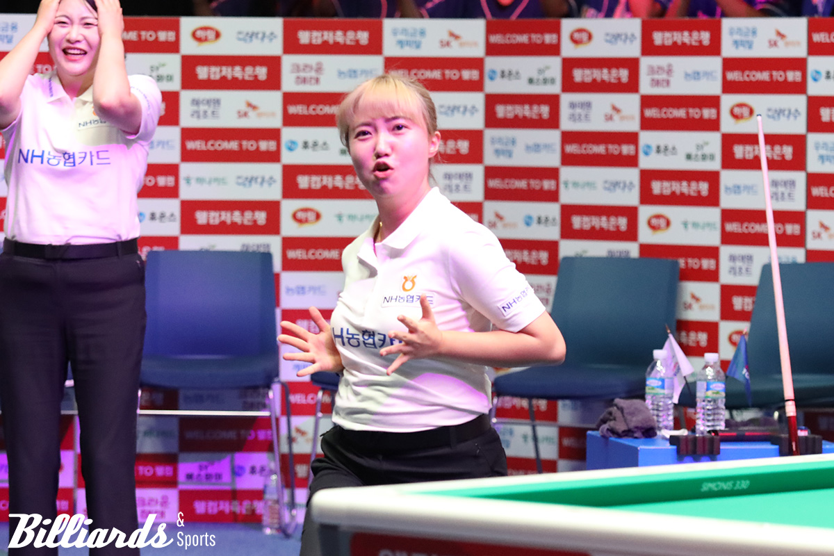 "PBA에서 이런 춤은 처음이지?" 화끈한 댄스로 분위기 달구는 황민지 