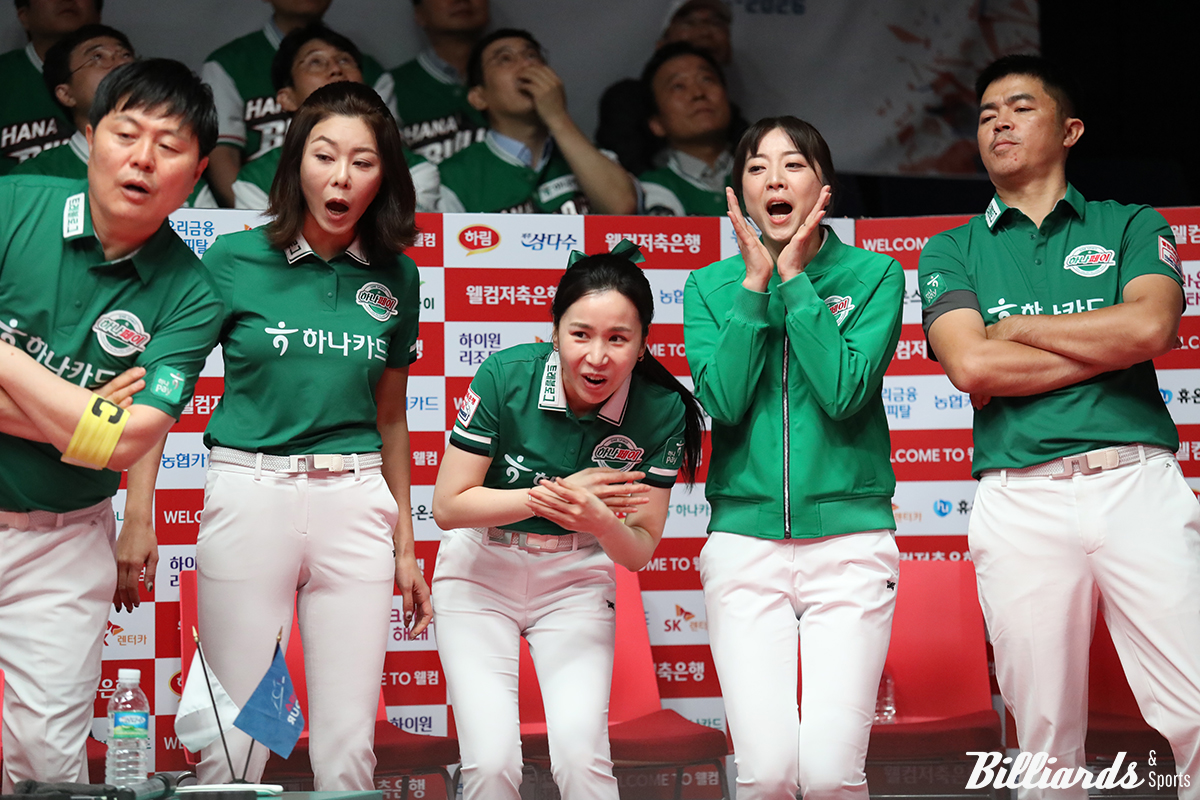 하나카드 선수들.