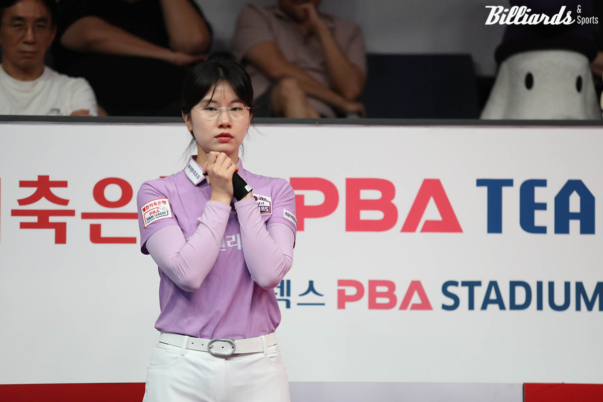 2세트 여자복식에서 살아난 이미래(하이원리조트).