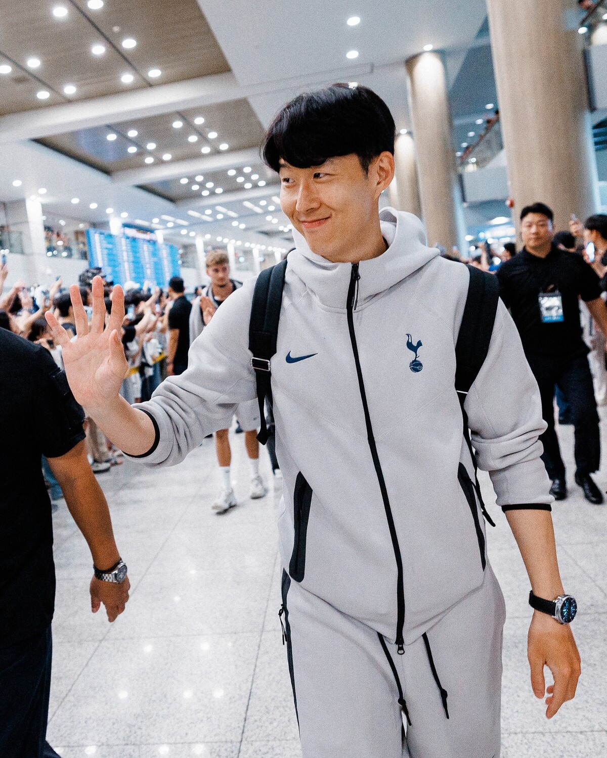 손흥민이 2일 오전 10시에 열린 2025 쿠팡플레이 시리즈 기자회견에서 토트넘 홋스퍼와 결별을 공식 발표했다.  사진=토트넘 홋스퍼