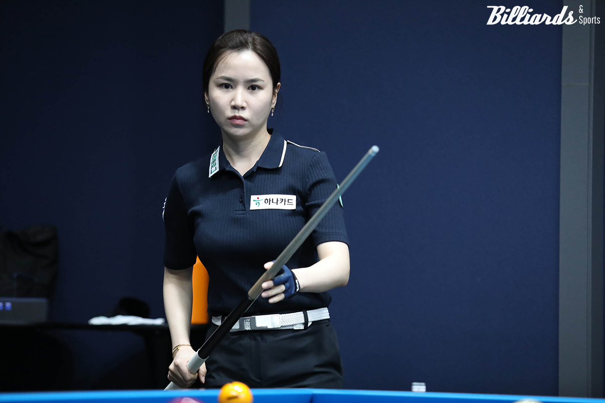 64강에서 탈락한 김진아(하나카드).