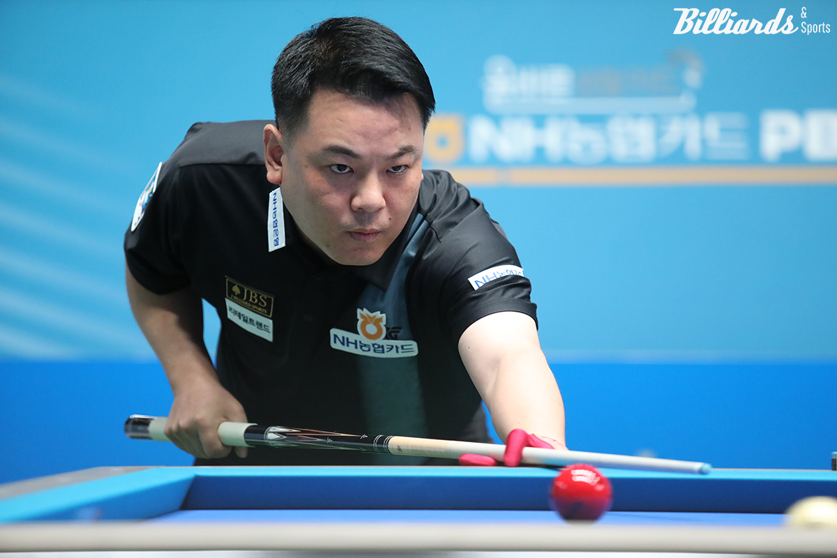 조재호(NH농협카드)는 128강전에서 애버리지 2.813의 맹타를 휘둘러 승리를 거뒀다.