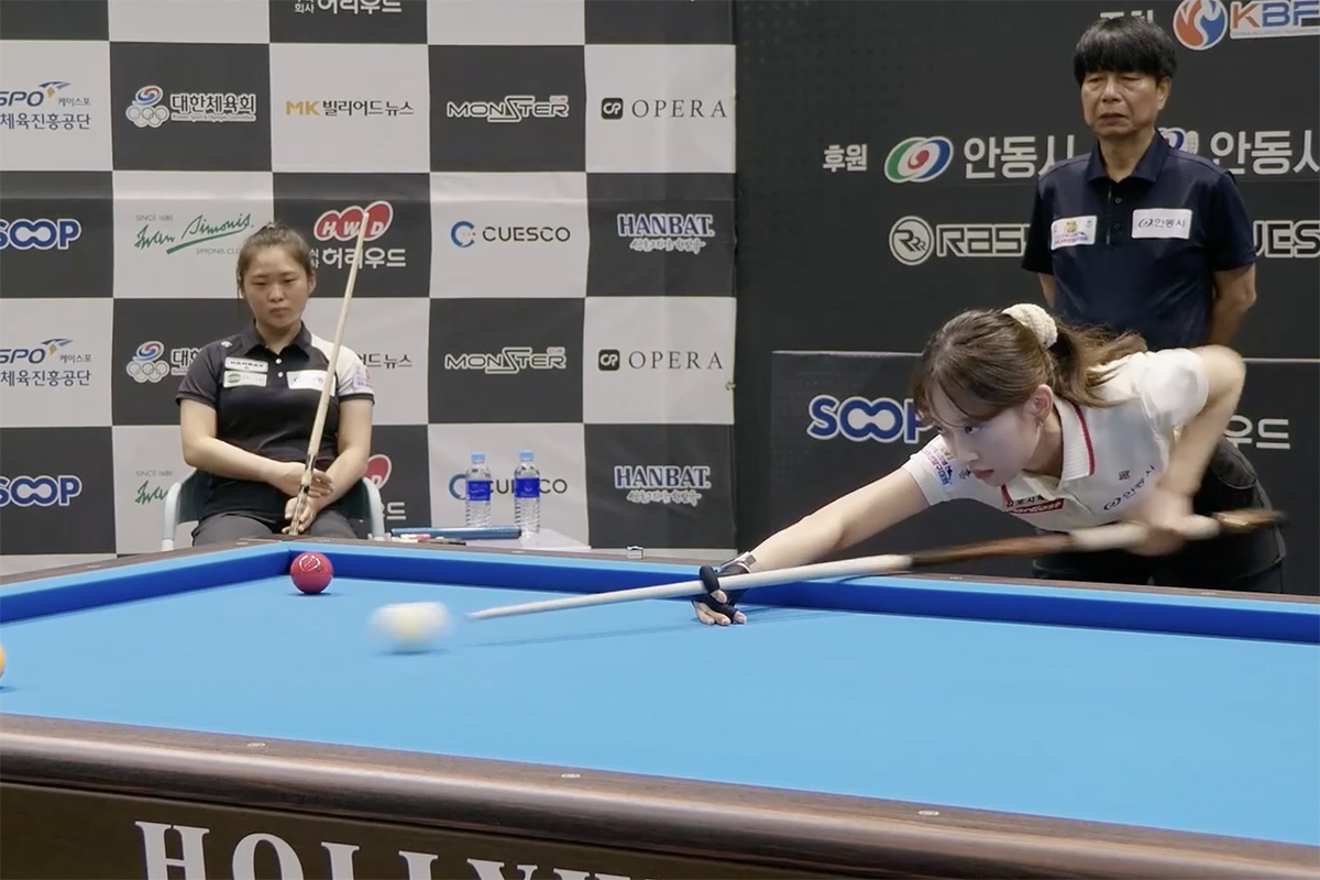 최봄이와 김하은의 결승전. 사진=SOOP 중계화면