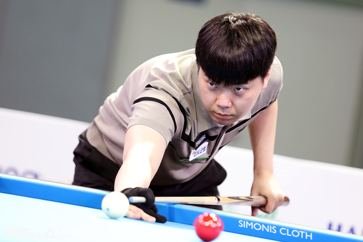 김행직(전남-진도군청)이 안동시장배 결승에서 조명우(실크로드시앤티-서울시청)와 진검승부를 벌인다.  빌리어즈앤스포츠 DB