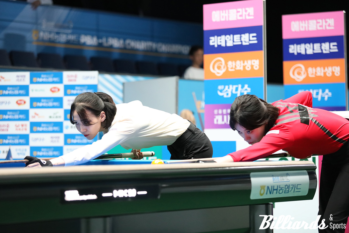 김다희와 서한솔의 32강전 뱅킹