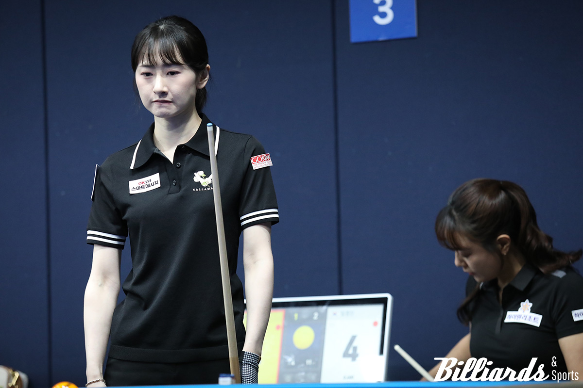 지난 시즌 LPBA 투어에 합류한 박예원은 이번 대회에서 첫 16강 진출에 성공했다.