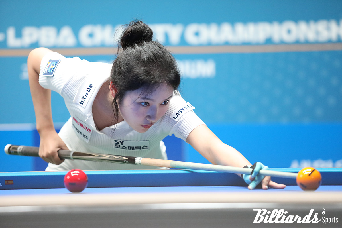 한지은이 하이런 9점을 앞세워 박정현을 꺾고 4강에 진출했다. 사진=고양/이용휘 기자