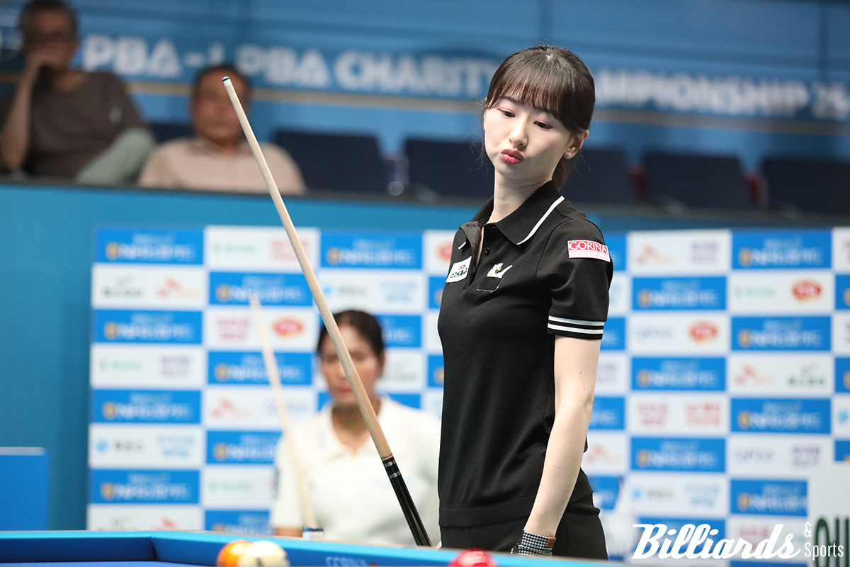 박예원이 프로당구 데뷔 후 첫 8강에 올라 4강 진출을 노렸으나 스롱에게 발목을 잡혔다. 사진=고양/이용휘 기자