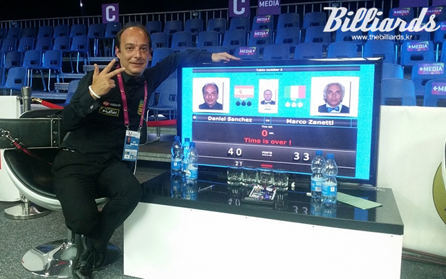 월드게임에서 개인통산 3승을 차지한 다니엘 산체스. 사진=빌리어즈앤스포츠 DB