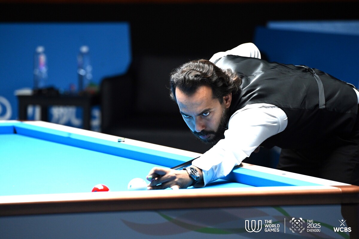 2승으로 D조 1위를 차지한 사미흐 시덤(이집트). 시덤은 애버리지 1.739로 허정한에 이어 종합 2위에 올랐다.