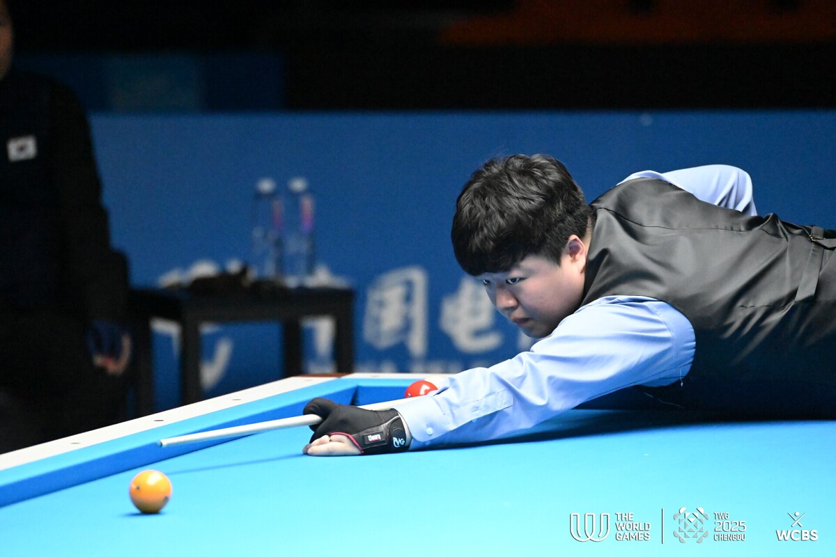 조명우는 끌려가던 상황에서 두 차례 10점, 9점 장타를 터트려 동점과 역전에 성공했다.