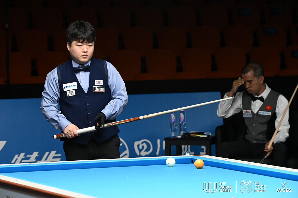 조명우는 베트남의 쩐뀌엣찌엔과의 준결승에서 1점 차 역전승을 거두고 결승에 올랐다.