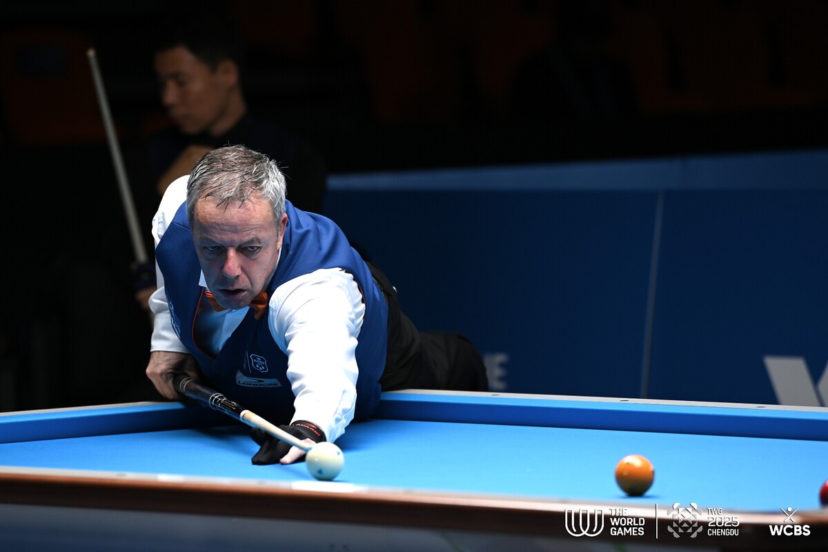 지난 대회 금메달리스트인 야스퍼스는 첫 경기에서 한국의 허정한(경남)에게 패한 뒤 미국의 페드로 피에드라부에나에게 예선 마지막 경기를 져 2패로 탈락했다.  사진=WCBS 제공