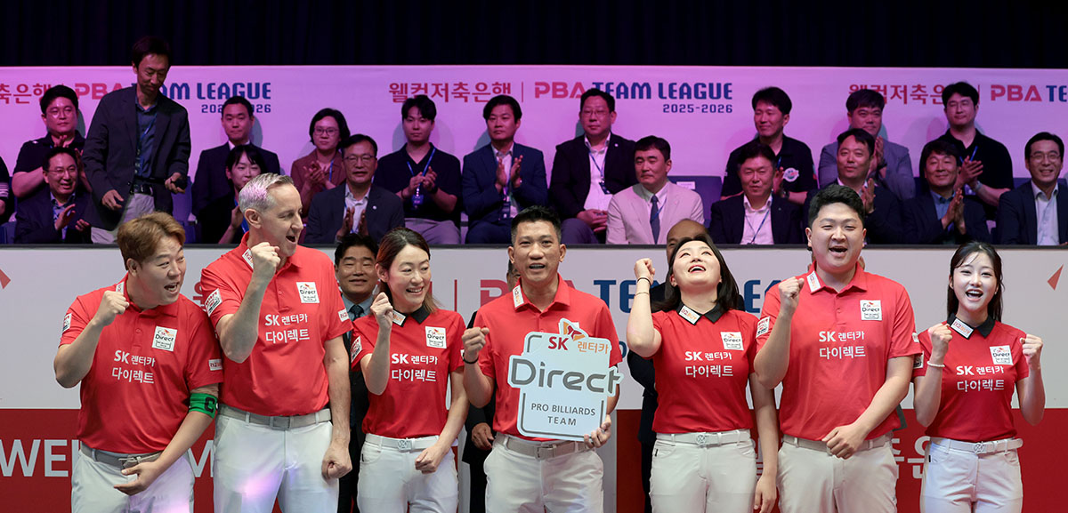 1라운드 막판 우승 경쟁에서 2위로 밀려난 SK렌터카가 2라운드에서 다시 우승에 도전한다. 사진=PBA 제공