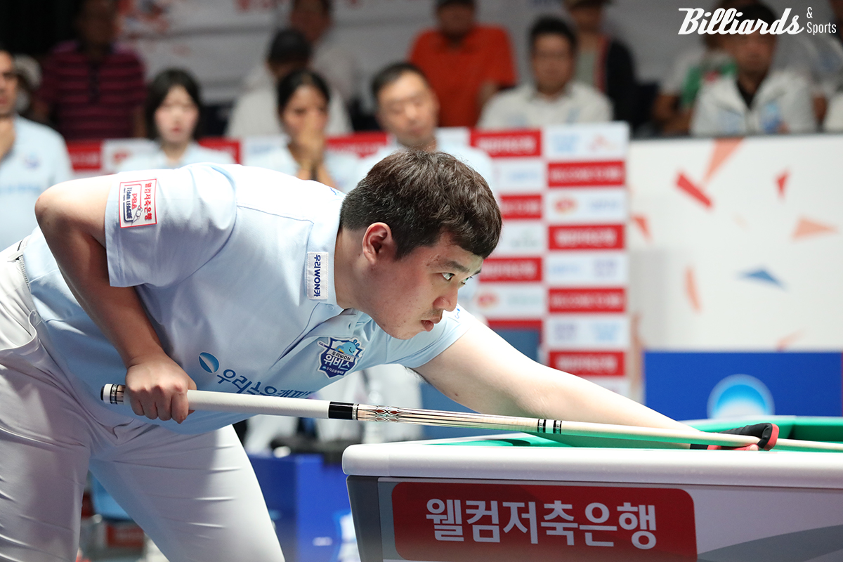 7세트를 승리하며 승부에 쐐기를 박은 선지훈(우리금융캐피탈)