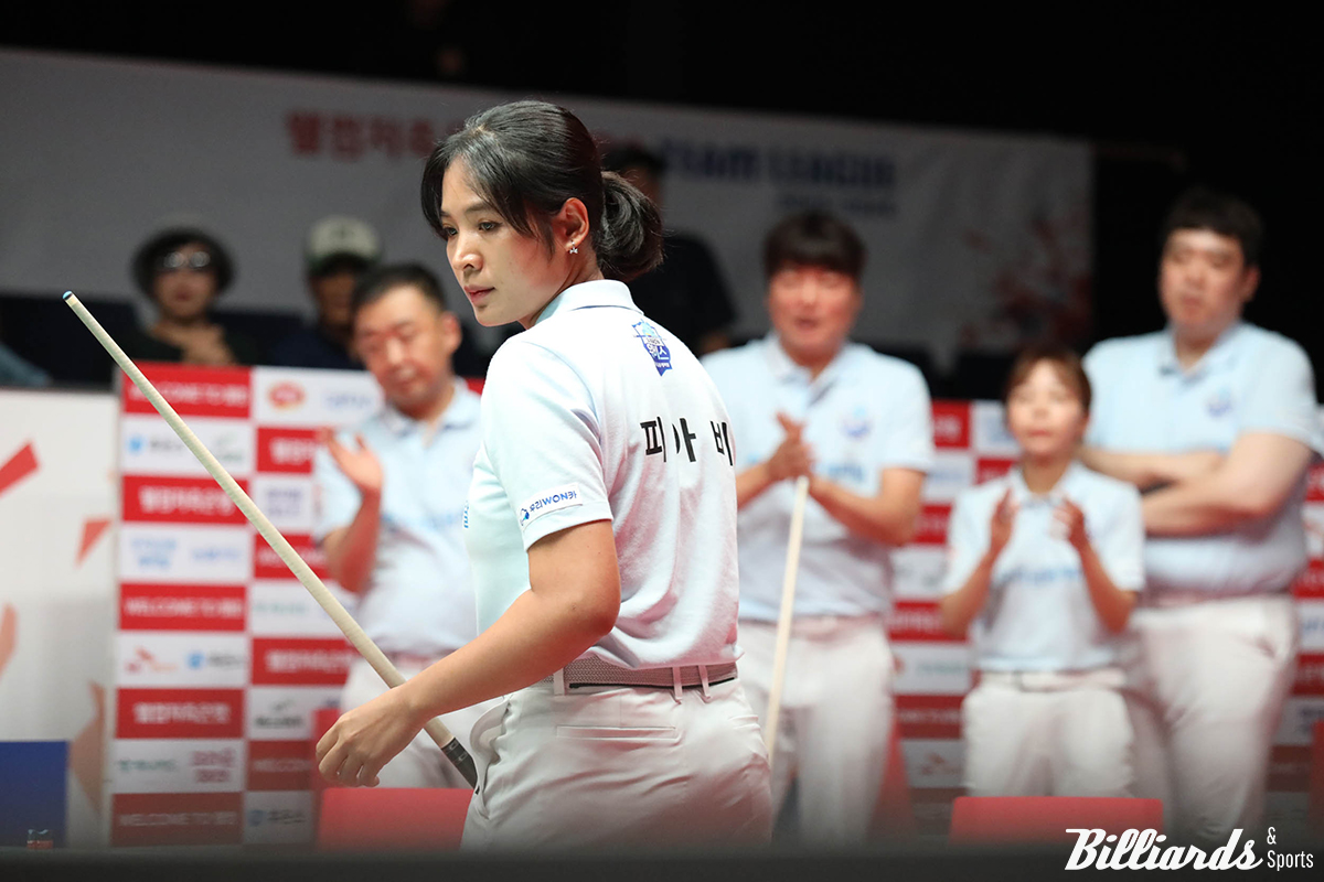 스롱은 1라운드에서 박정현에게 당한 뼈아픈 패배와 전날 6세트 패배 등을 만회해야 한다.