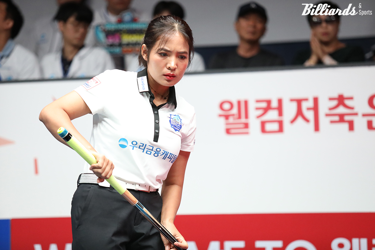 스롱은 개인투어 2회 연속 우승의 상승세를 팀리그로 이어오지 못했다.