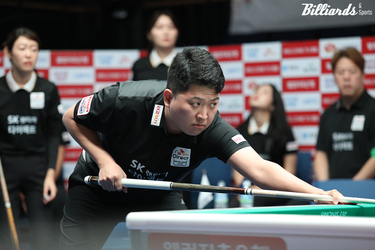 SK렌터카가 세트마다 이어진 박빙의 승부에서 역전하며 에스와이를 4-0으로 제압했다. 사진은 4세트에서 분전한 조건휘(SK렌터카).  사진=고양/이용휘 기자