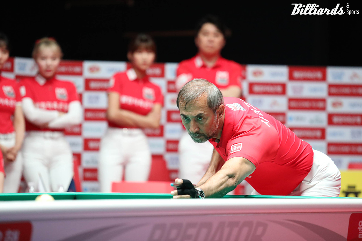 웰컴저축은행이 세미 사이그너(사진)와 다니엘 산체스의 레전드들의 활약을 앞세워 2라운드 선두를 탈환했다.  사진=고양/이용휘 기자