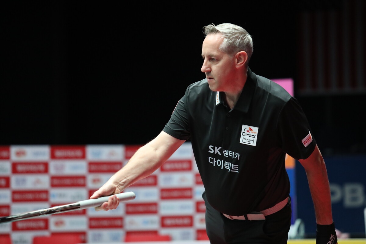 1세트와 5세트에 승리를 거둔 SK렌터카의 에디 레펀스.