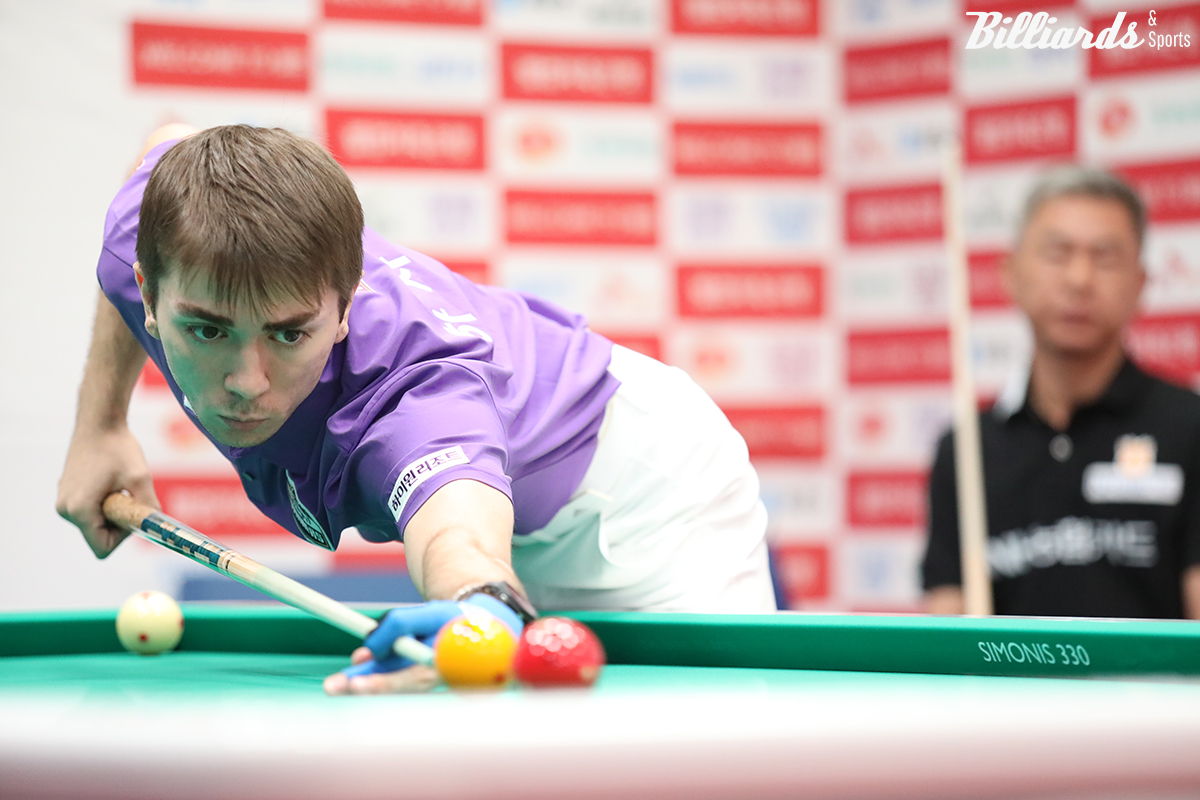 5세트를 승리한 하이원리조트 부라크 하샤시(튀르키예).  사진=고양/이용휘 기자