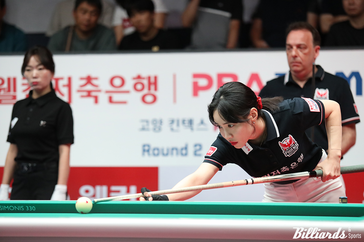 웰컴저축은행 최혜미-다니엘 산체스.  사진=고양/이용휘 기자