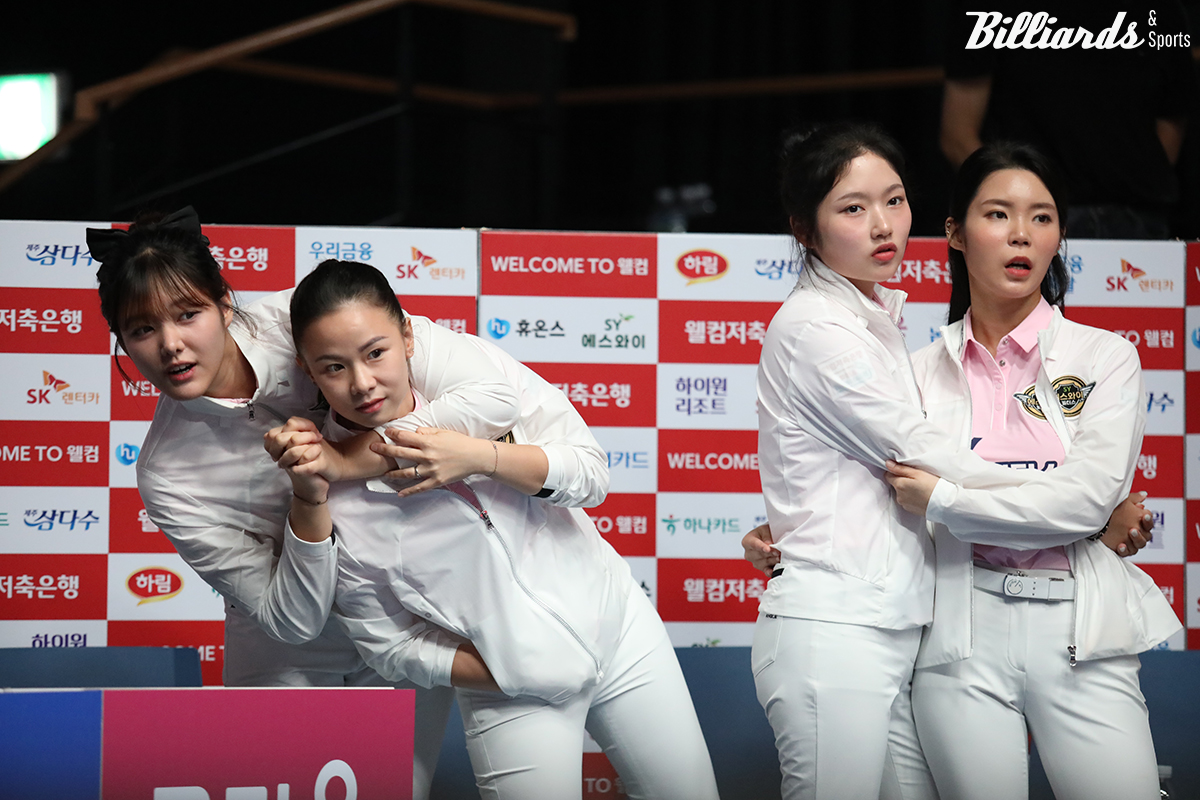 에스와이는 하나카드를 4-3으로 꺾었다. 사진=고양/이용휘 기자