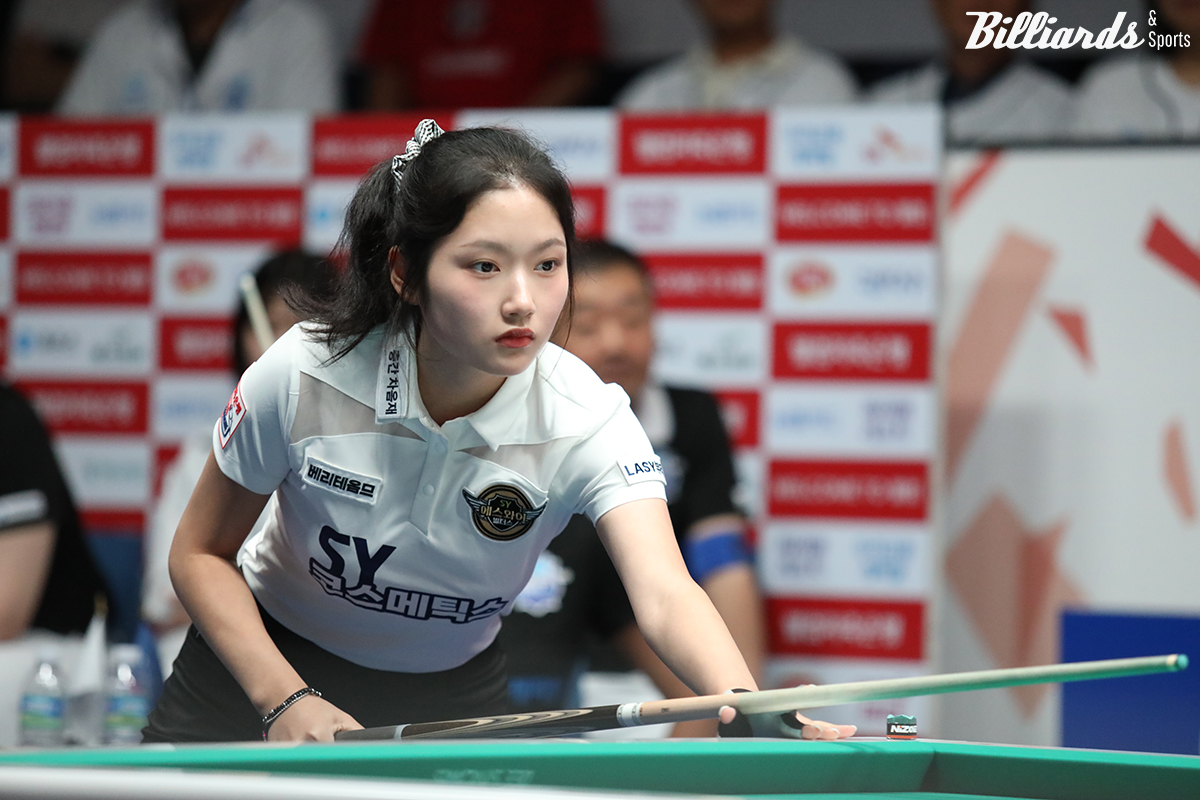 한지은은 6세트를 8:9로 스롱 피아비(캄보디아)에게 아깝게 패했다. 