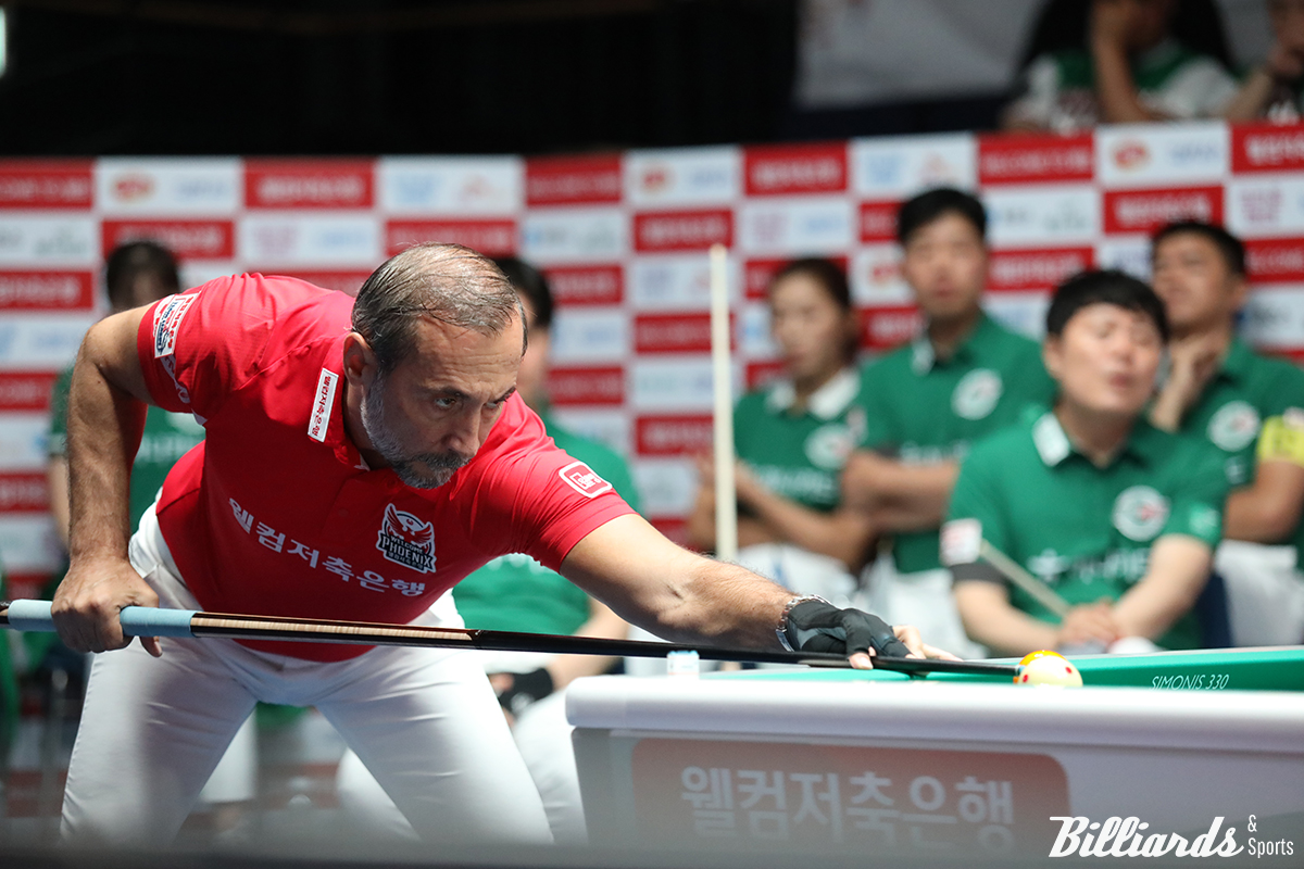 사이그너는 1세트 복식전 승리 후 3세트에서도 승리를 거둬 우승을 견인했다.