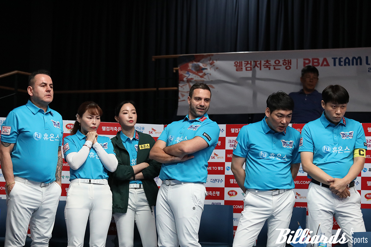 1라운드 꼴찌팀의 오명을 벗고 2라운드 마지막 경기까지 우승 경쟁을 벌인 휴온스.