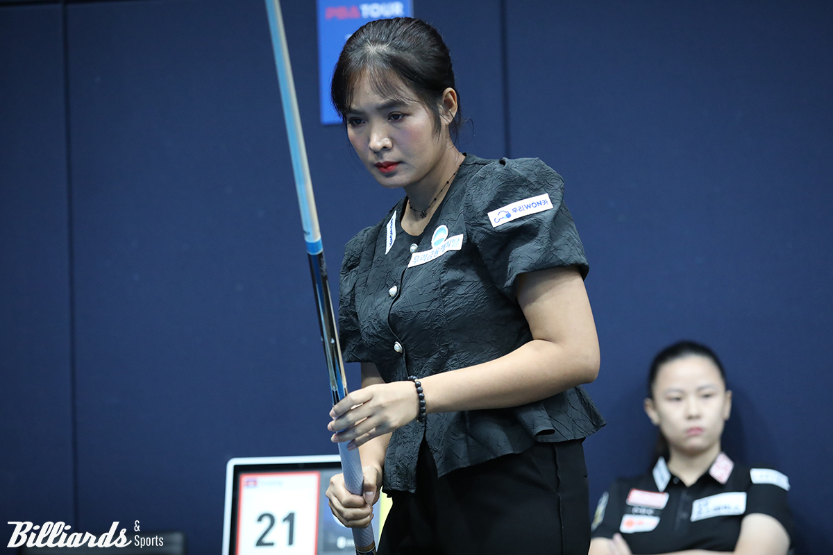 스롱은 64강전에서 최고 애버리지 2.778과 2.273의 애버리지를 이번 4차 투어까지 두 차례 기록했다.