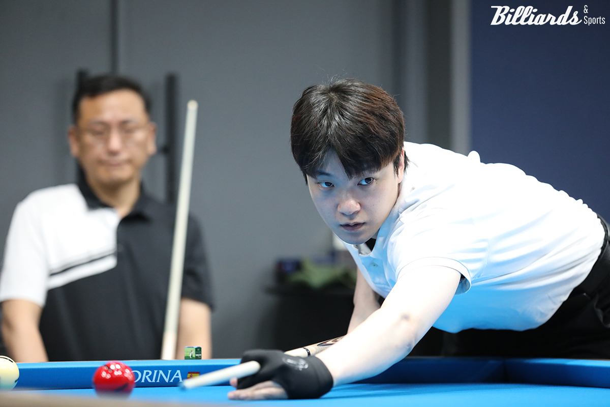 128강전을 승리한 김태관.