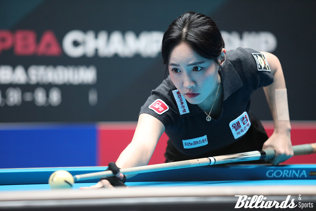 장가연을 승부치기에서 물리친 최혜미.