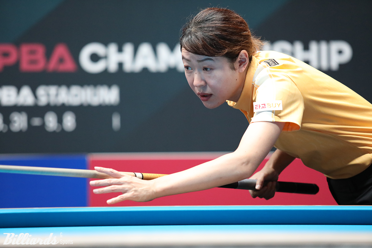 한지은은 16강전에서 지난 시즌에 한 차례 3-0으로 이겼던 히다 오리에(SK렌터카)와 대결한다.