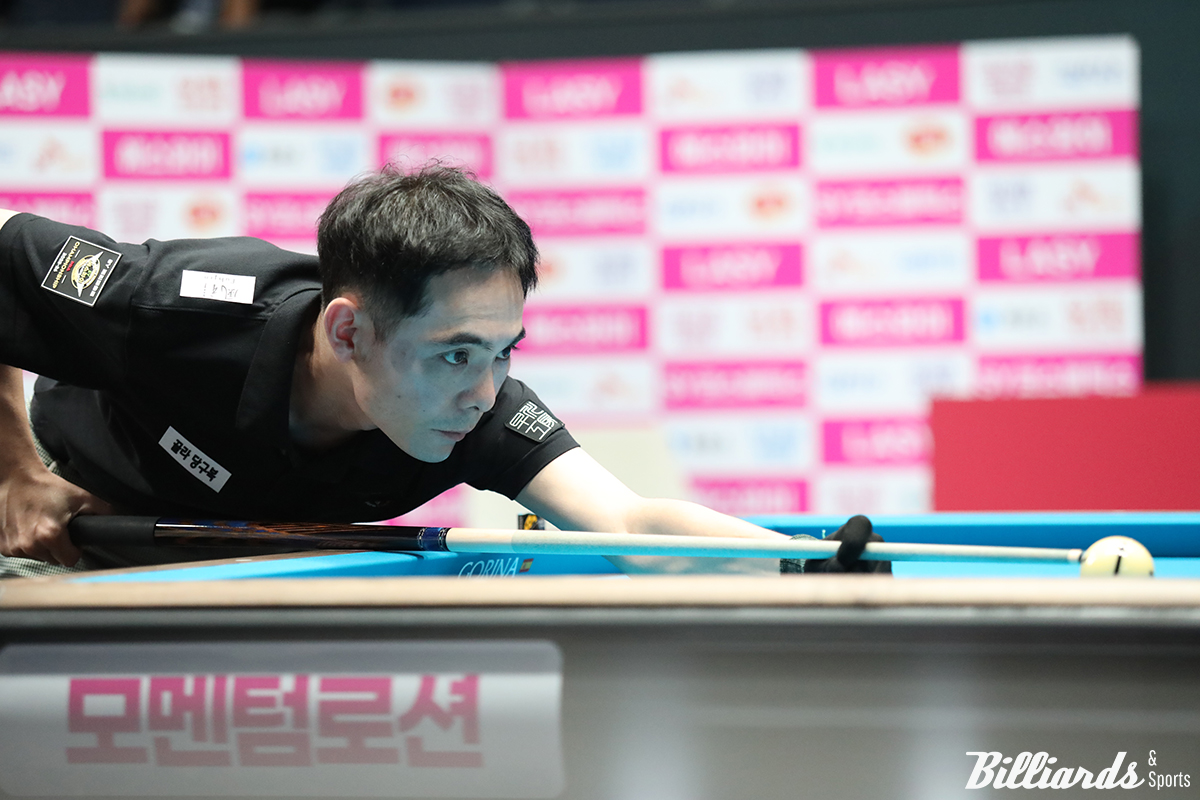 아쉽게 승부치기에서 패한 한동우.