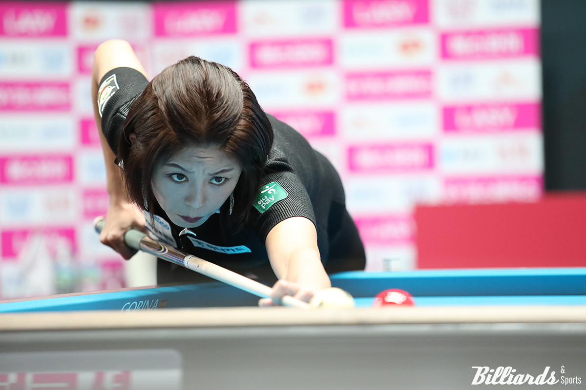 김가영(하나카드)이 4일 오후 3시 30분에 최혜미(웰컴저축은행)를 상대로 8강 진출에 도전한다.  사진=고양/이용휘 기자