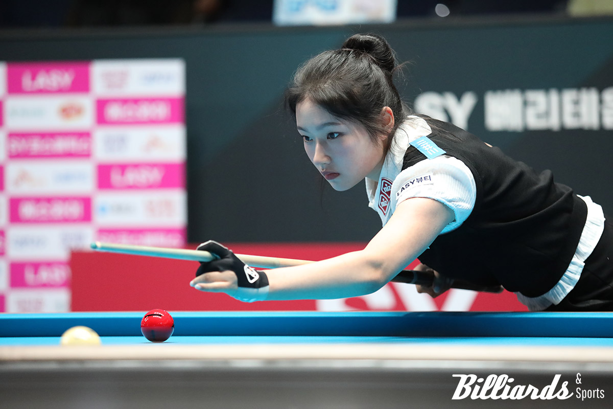 히다 오리에와 16강전에서 대결한 한지은