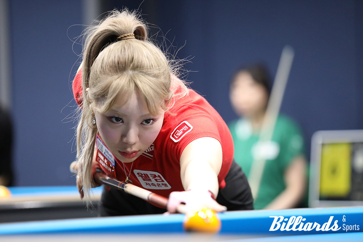 김예은은 김보미와 8강전 맞대결을 치른다. 