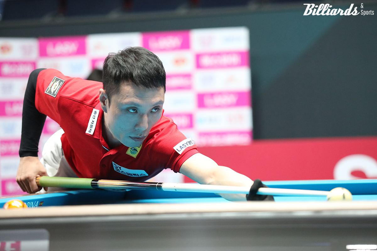 전날 64강에서 퍼펙트큐를 쳤던 최원준1(에스와이)은 32강에서 배정두를 3-1로 제압했다. 