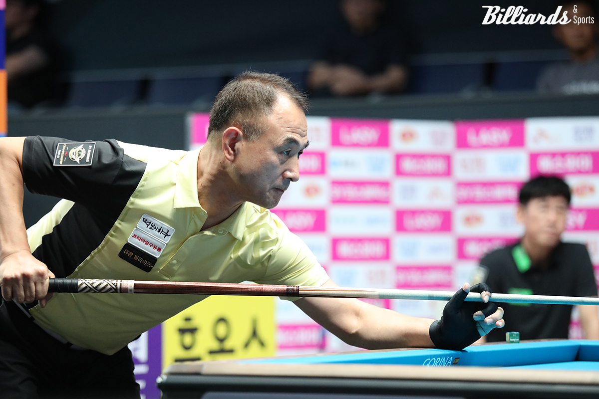 이승진이 '정대식 돌풍'을 잠재우며 16강전을 3-2로 승리하고 8강에 진출했다.  사진=고양/이용휘 기자