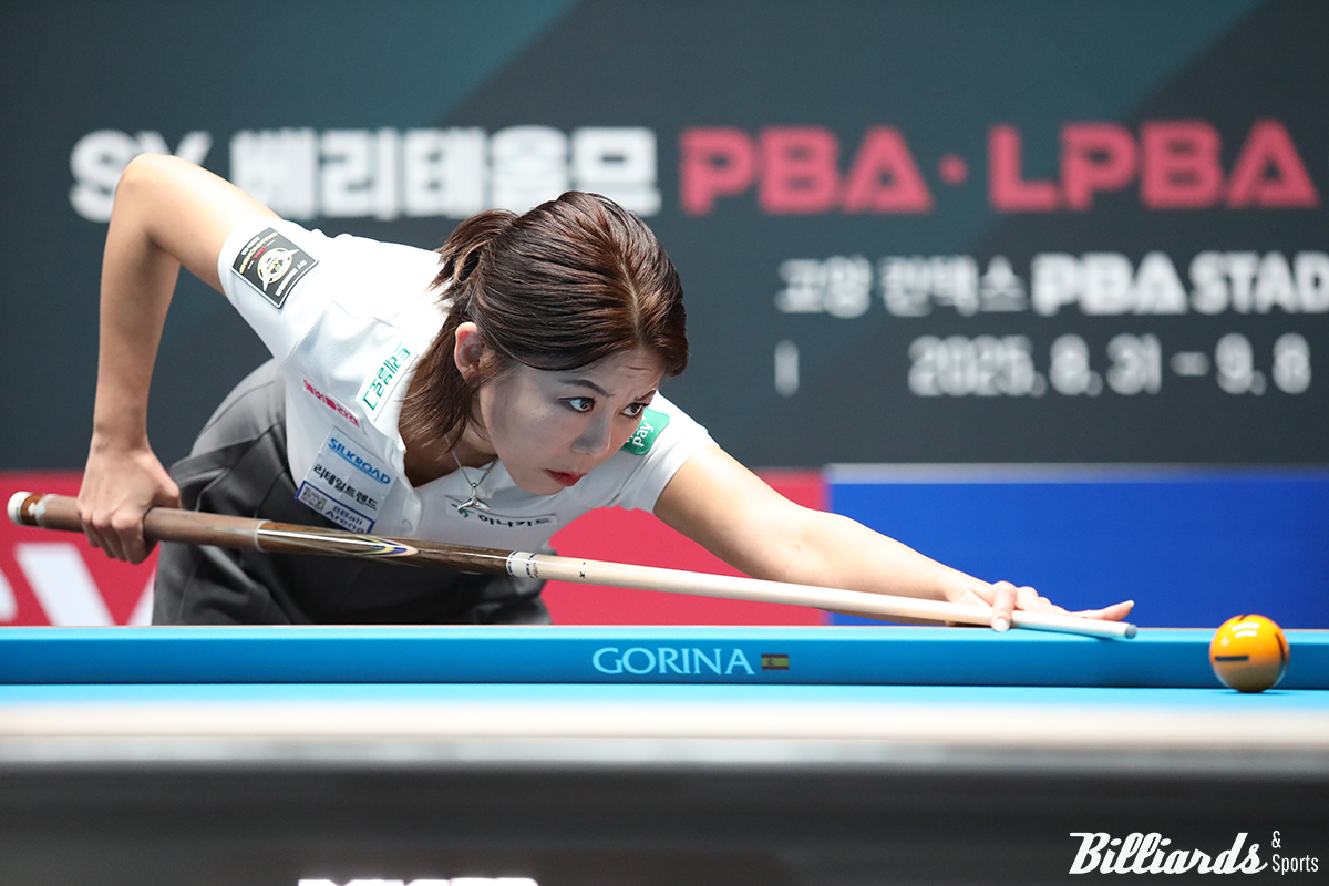 김가영(하나카드)은 애버리지 1.323으로 한슬기를 3-1로 제압했다.