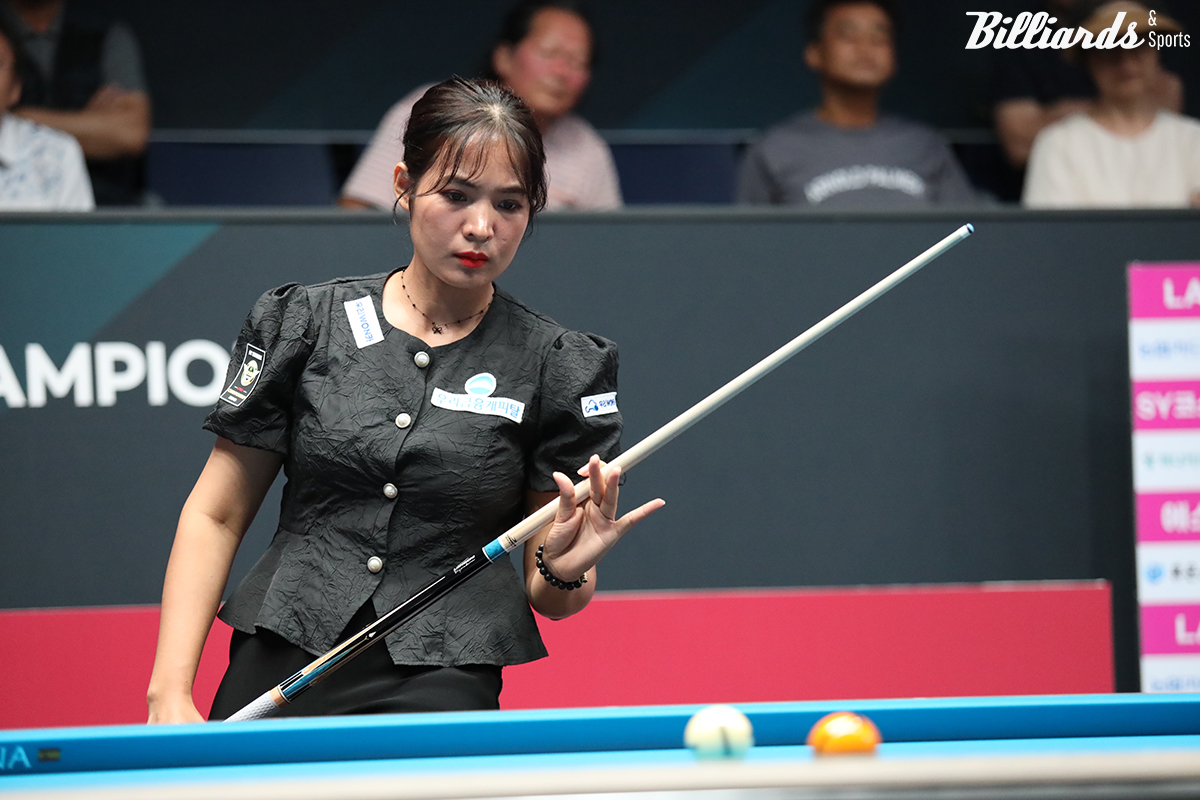 스롱은 김가영과 상대전적에서 7승 4패로 우세하다.