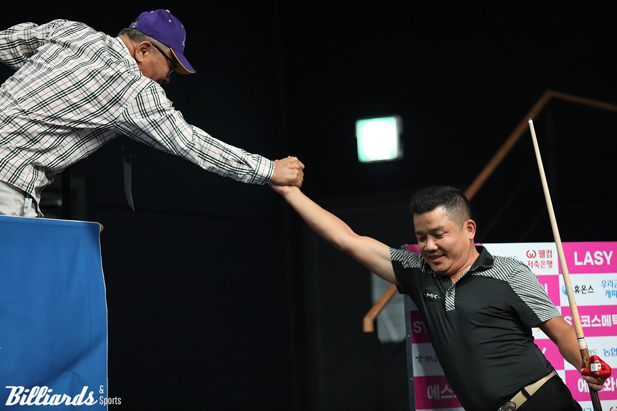 응우옌득아인찌엔(베트남)이 4차 투어 16강전에서 김임권(웰컴저축은행)을 세트스코어 3-1로 누르고 8강에 진출했다.  사진=고양/이용휘 기자