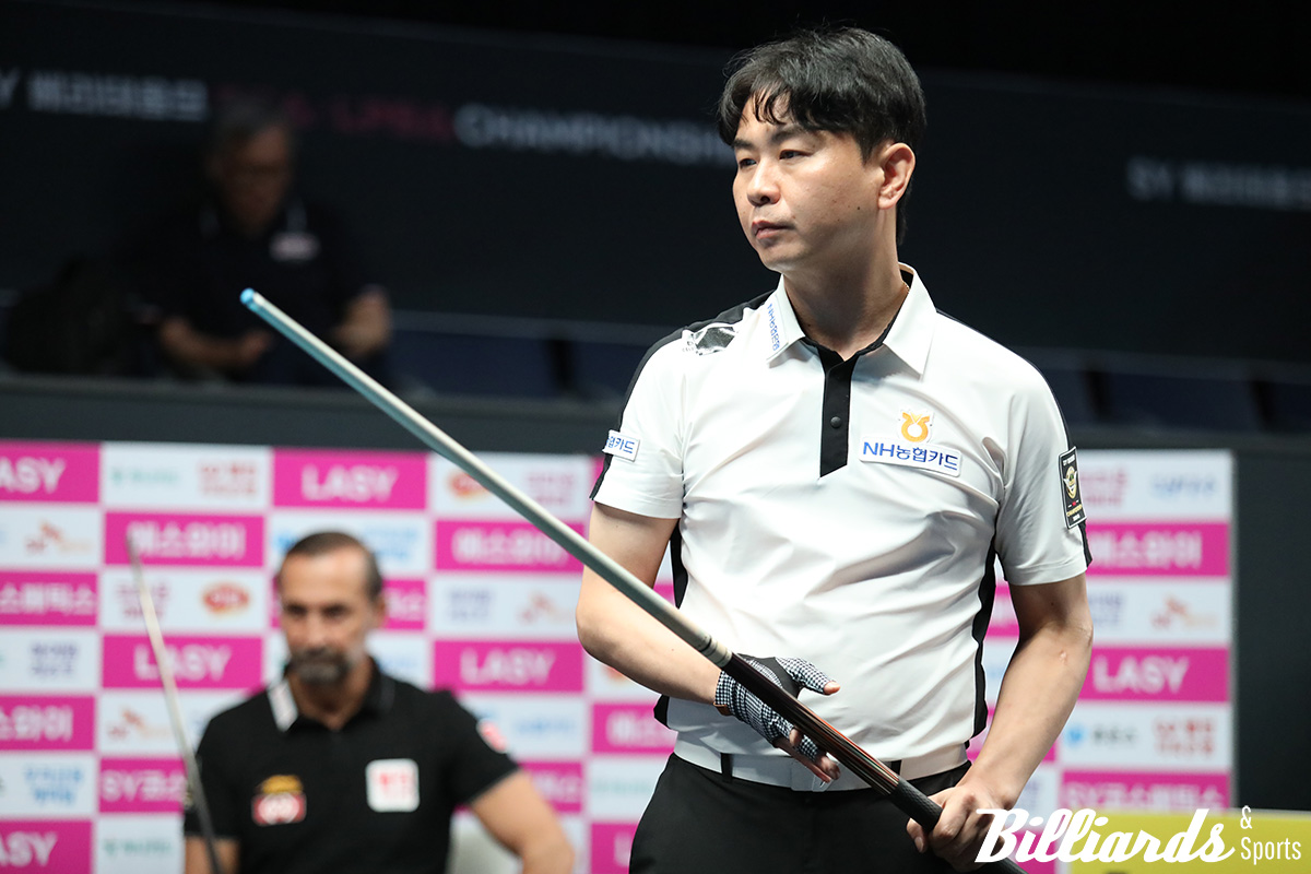 '토종' 김현우1가 세미 사이그너를 꺾고 시즌 첫 8강 진출에 성공했다. 사진=고양/이용휘 기자