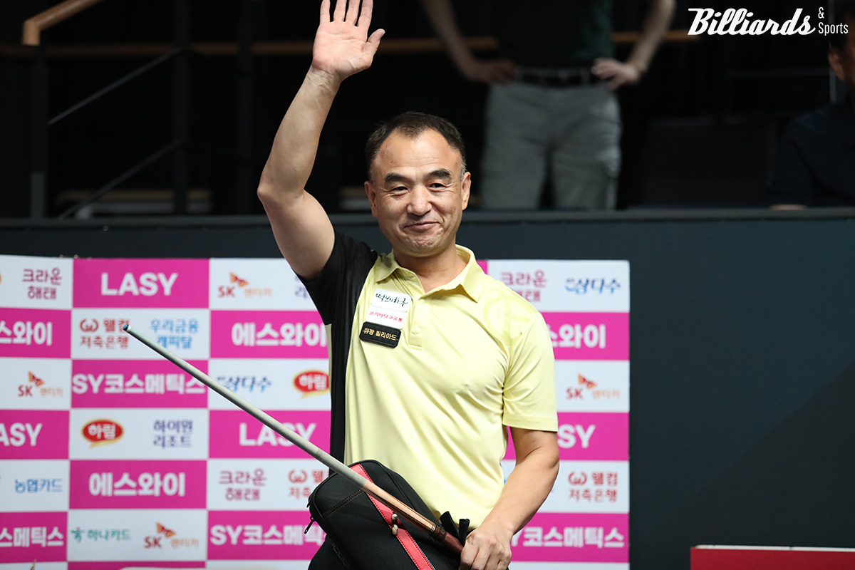 이승진(55)은 PBA 도전 7년여 만에 사상 첫 우승을 차지하며 당구 커리어의 정점을 찍었다.  사진=고양/이용휘 기자