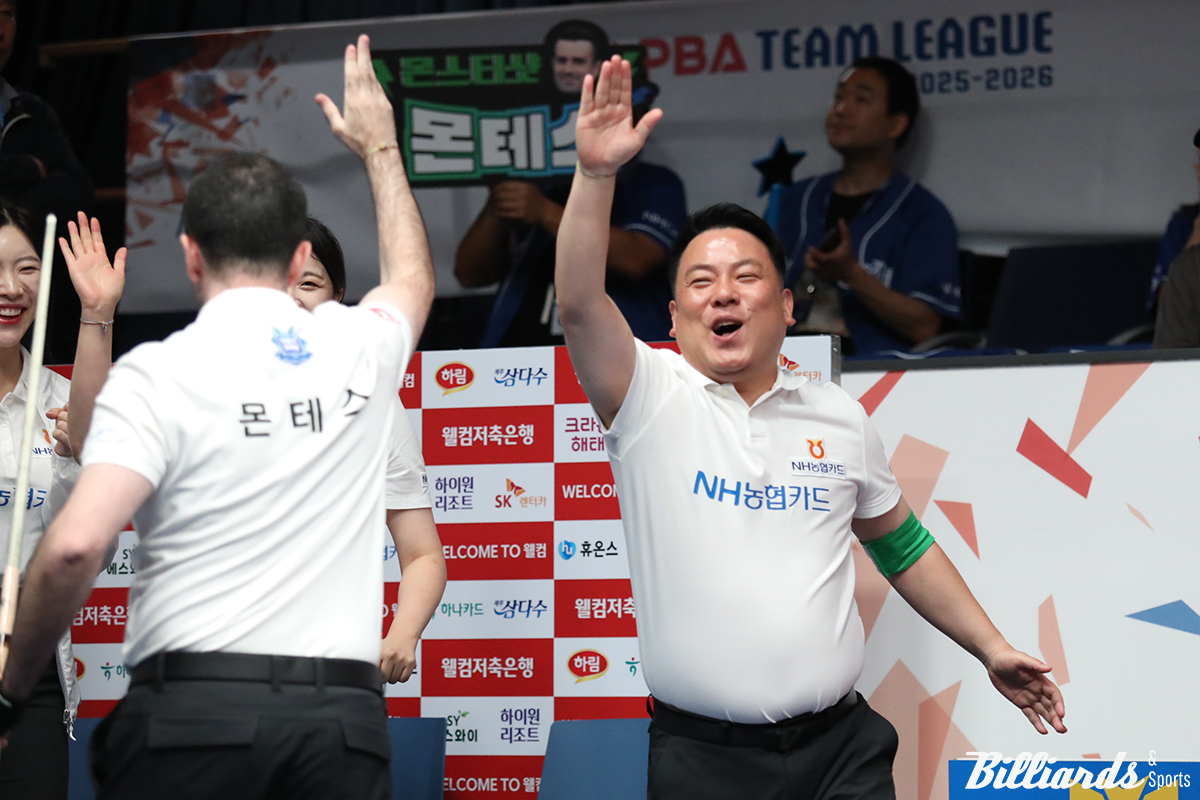 NH농협카드가 3라운드 첫 경기에서 우리금융캐피탈에 0-3에서 4-3의 역스윕승을 거뒀다.  사진=고양/이용휘 기자