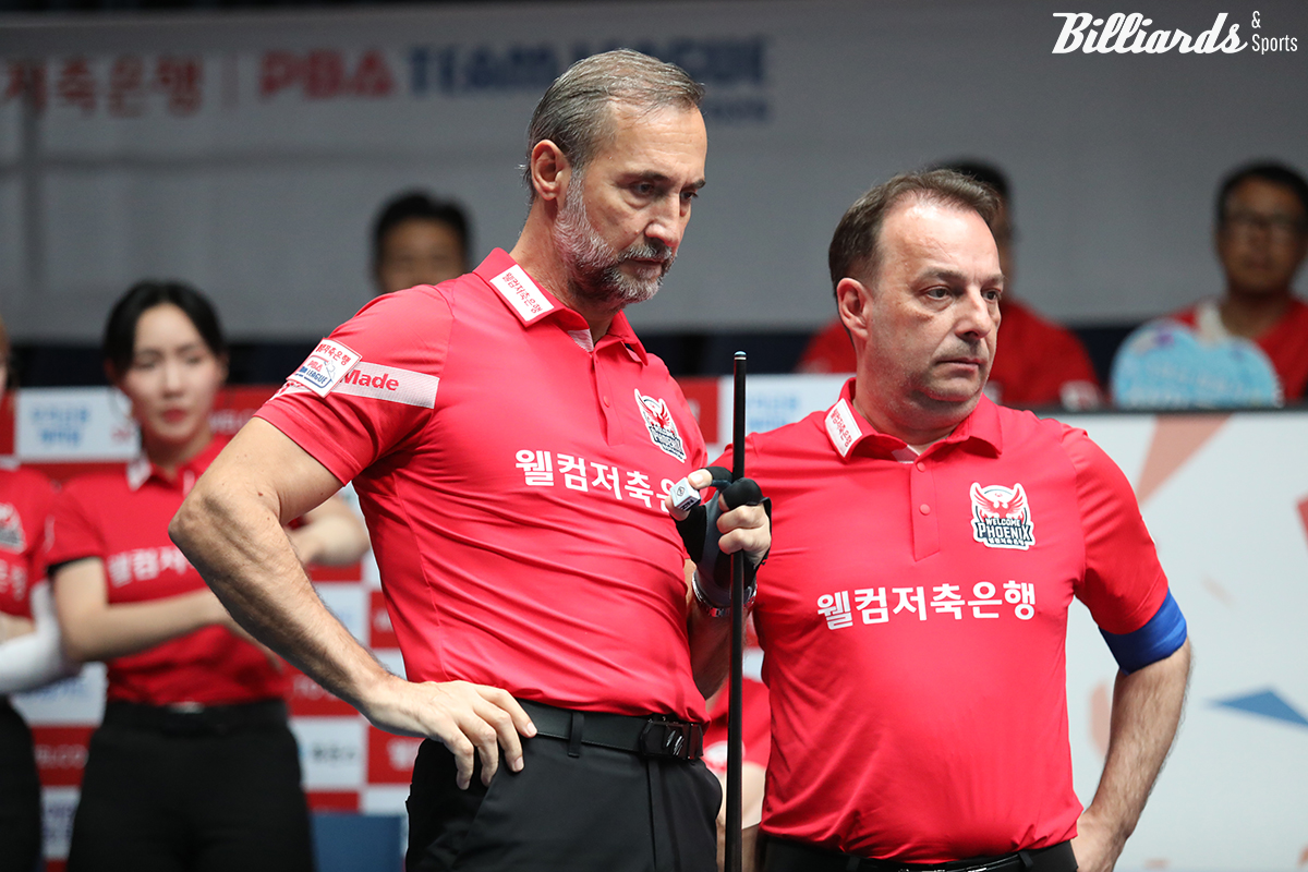 웰컴저축은행의 승리를 견인한 세미 사이그너와 다니엘 산체스.  사진=고양/이용휘 기자